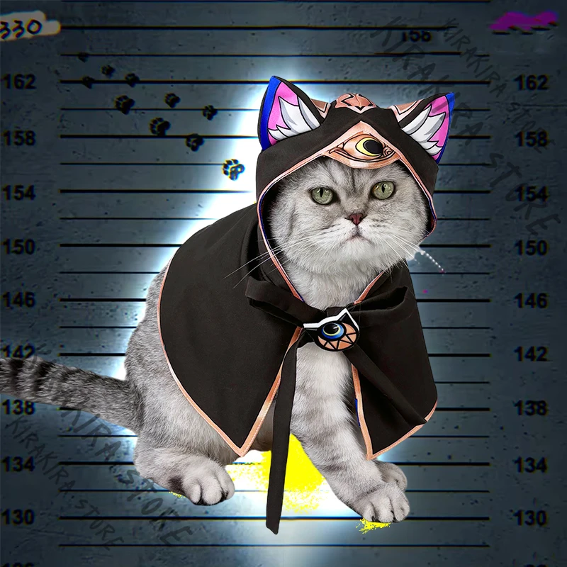 هونكاي: ستار ريل تشفير ‌ ‌   القط هود الحيوانات الأليفة تأثيري حلي الملابس لعب الأدوار اكسسوارات جرو الملابس الملابس هدايا Kawaii