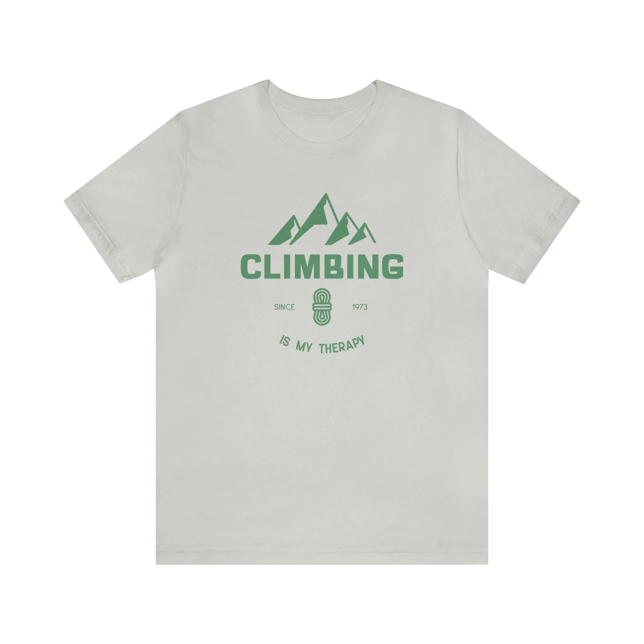 Camiseta 'Climbing Is My Thera - Outdoor Adventure Therapy avaliação e preço
