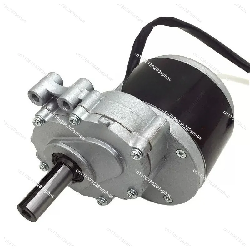 250w 24v low speed brush motor with extended shaft DC gear brush motor for wheelchair