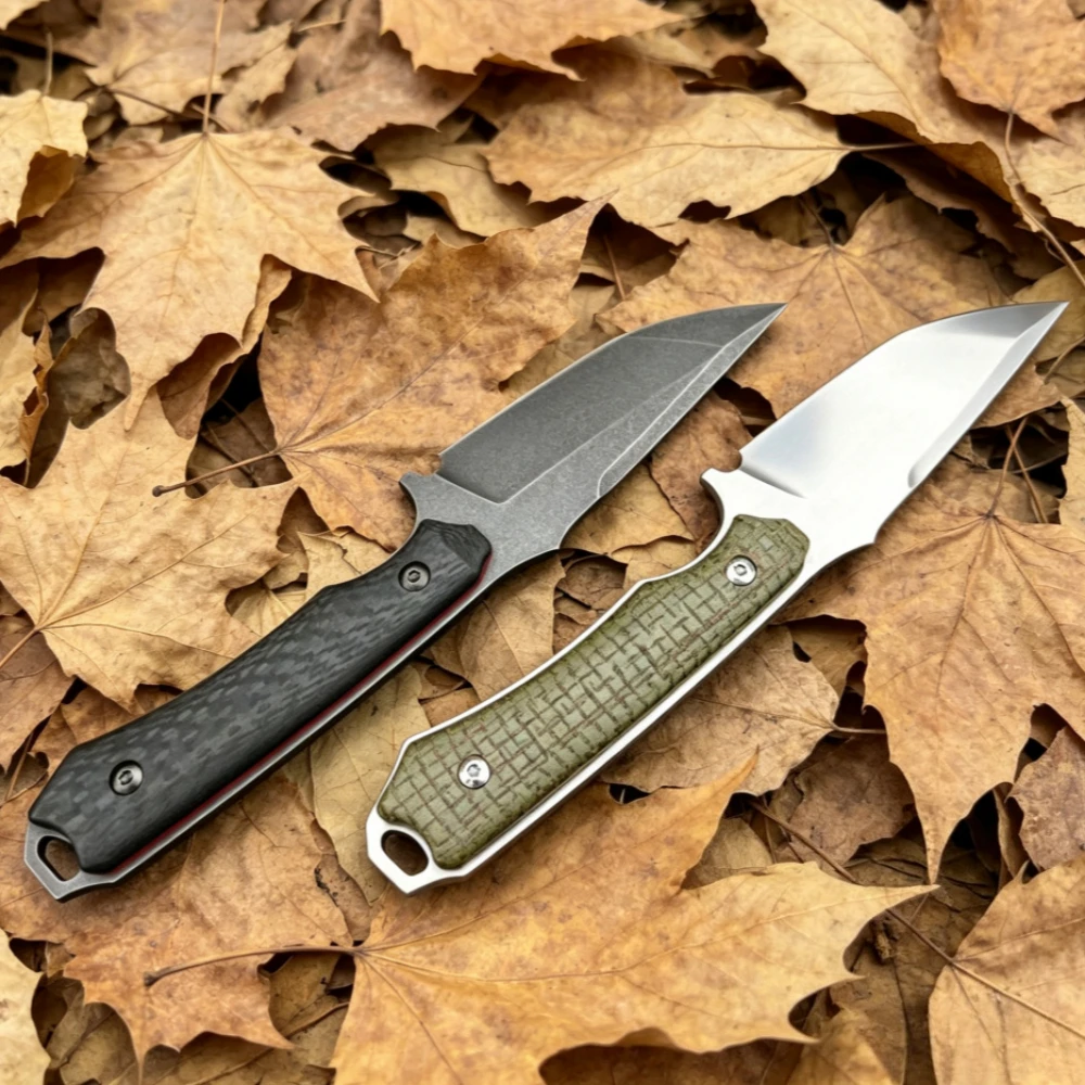 Climbing & Fishing Preferred EDC Rope Cutting Knife Lightweight Outdoor Camping Picnic Portable Straight Knives with K Sheath