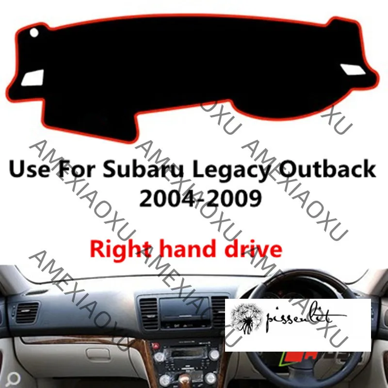 

Right hand drive Car Dashboard Cover Dashmat for Subaru Legacy 2004 2005 2006 2007 2008 2009 Accessories Quality Synthetic Fiber