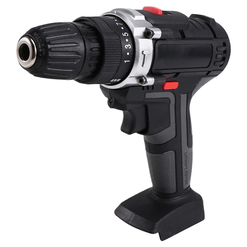 Elektrische boormachine met 2 snelheden, draagbare elektrische boormachine, elektrische schroevendraaier, accuboormachine, gereedschap voor 21V lont, batterij