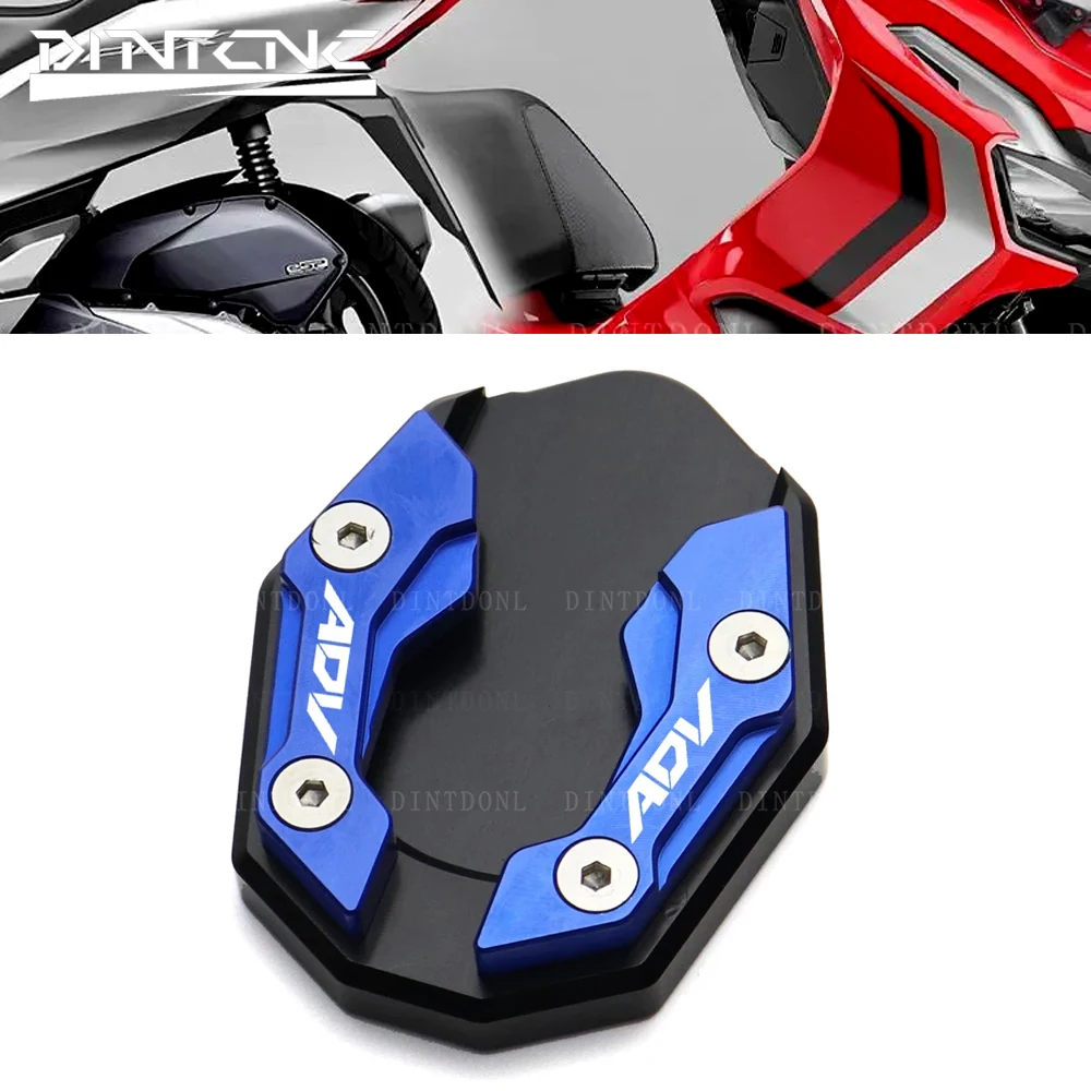 For HONDA PCX160 ADV150 PCX150 Side Kickstand Extension Plate Motorcycle Stand Enlarger Foot Pad PCX 150 160 ADV 150 2021 2022