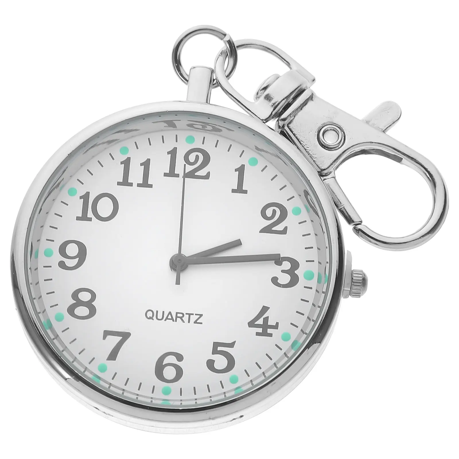 

Nurse Pocket Watch Small Lightweight Keychain Hanging Watch for Staff Doctors Nurses Portable Fashionable Exquisite