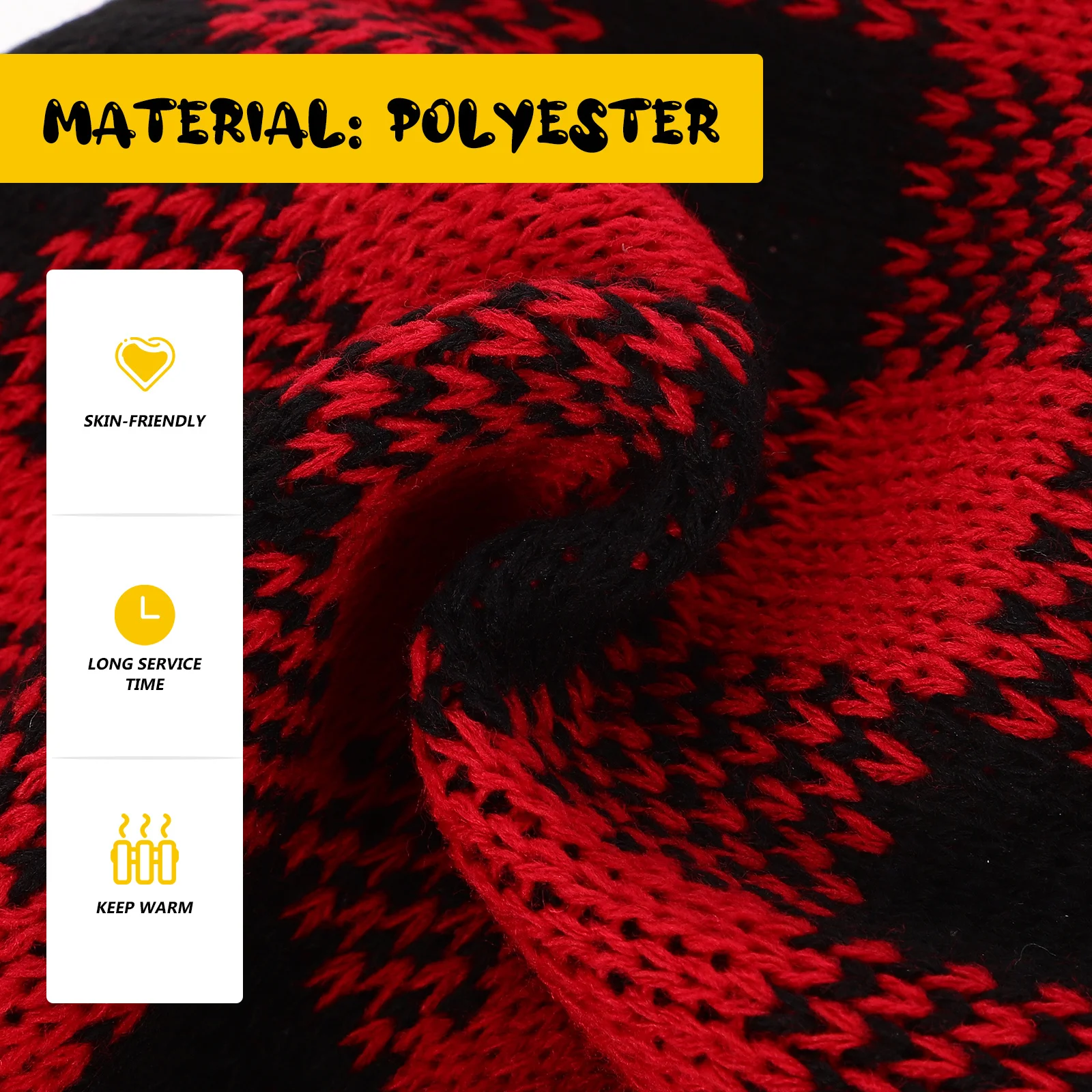 

Plaid Pet Dog Sweater High Collar Soft Knit Winter Warm Small Dog Clothes Stretchy Back Puppy Warm Clothes Autumn Outfit