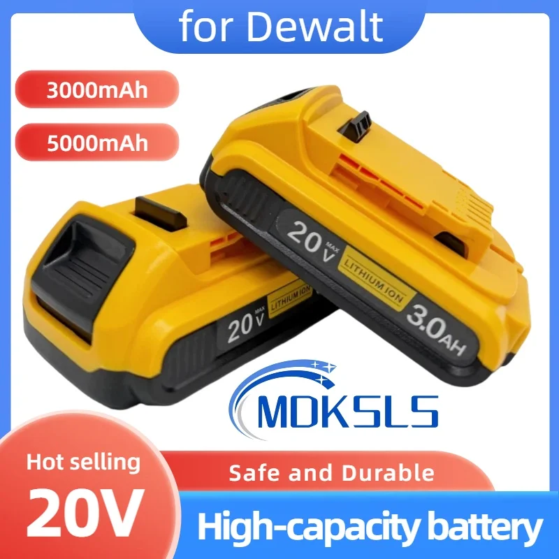 For DeWalt 20V 3/5Ah Max Batteries Au Lithium DCB203 Li Ion Batterie Remplacement DCB206 DCB205 DCB204 DCB200 Outils Électriques