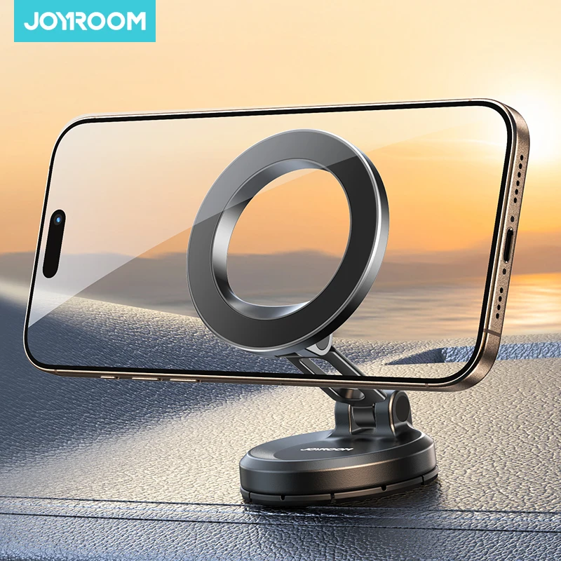 

Joyroom Universal Strong Magnetic Phone Holder 360° Swivel Adjustable Car Mount Compatible with Smartphones For Samsung iPhone