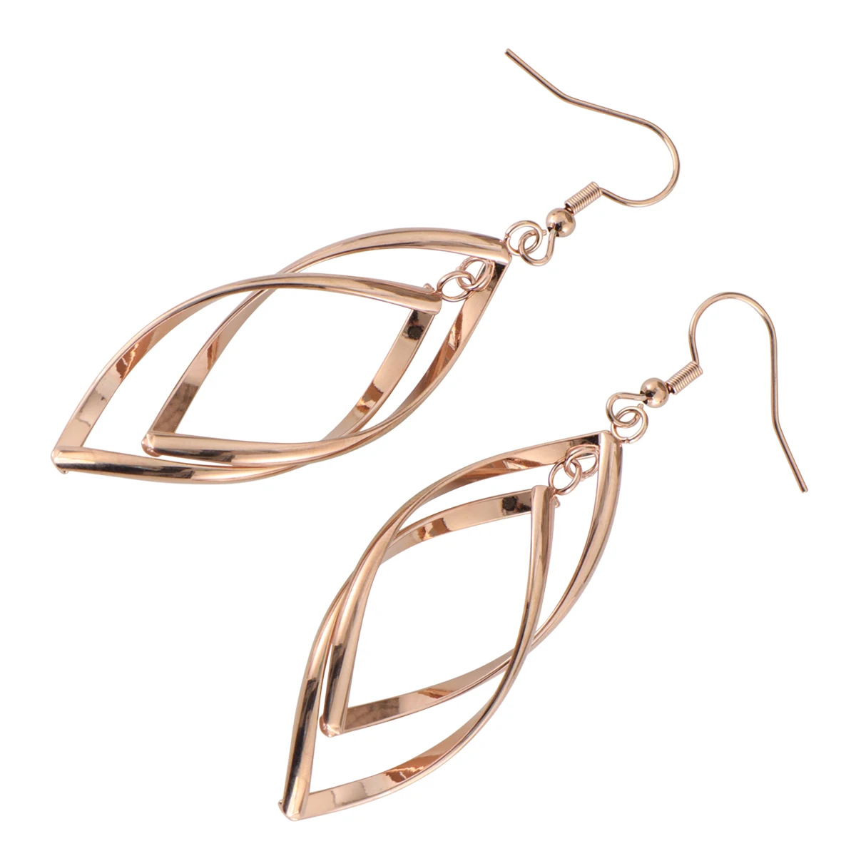 

Titanium Steel Earrings Ohrringe Geometrische Modeschmuck Golden Miss