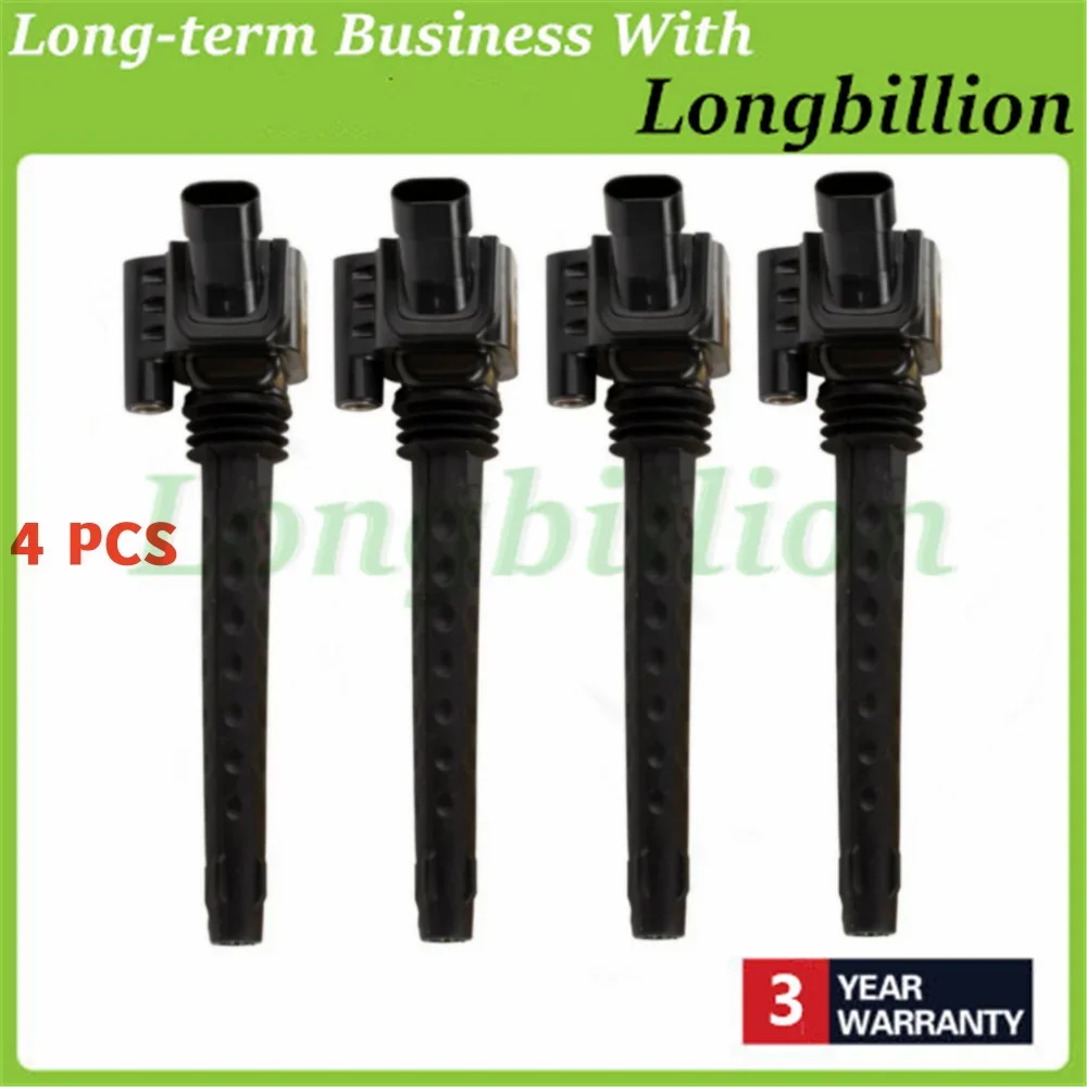 

New 4PCS Ignition Coil 0221504026 55214926 55267630 for LANCIA DELTA ALFA ROMEO 159 4C SPIDER BRERA GIULIETTA 1.8 TBi 2009-2020