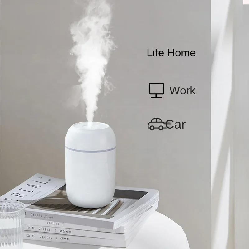 300ML USB Ultrasonic Aroma Essential Oil Diffuser with Colorful Light for Bedroom Home Fragrance oil Humidifier essential oil