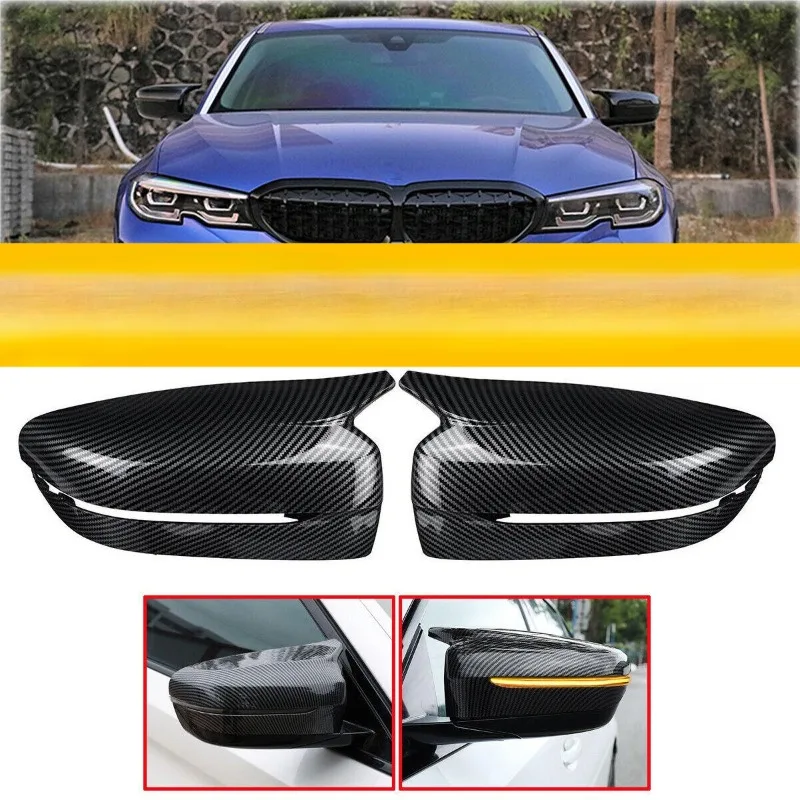 1PC 51167422719 Modified Cow Horn Reversing Mirror Shell for BMW 3 Series G20G28G30