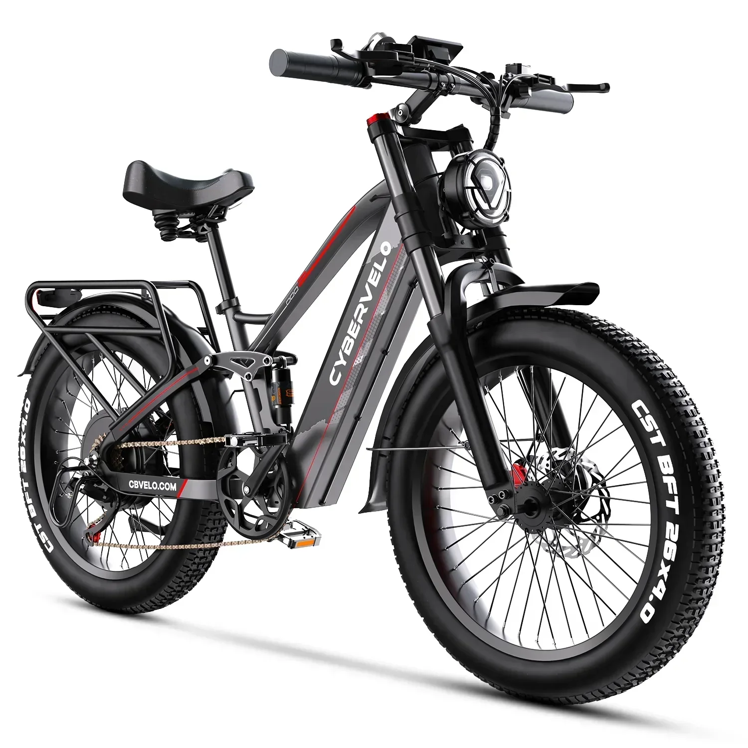 5000W Peak Fat Tire Electric Bike 26