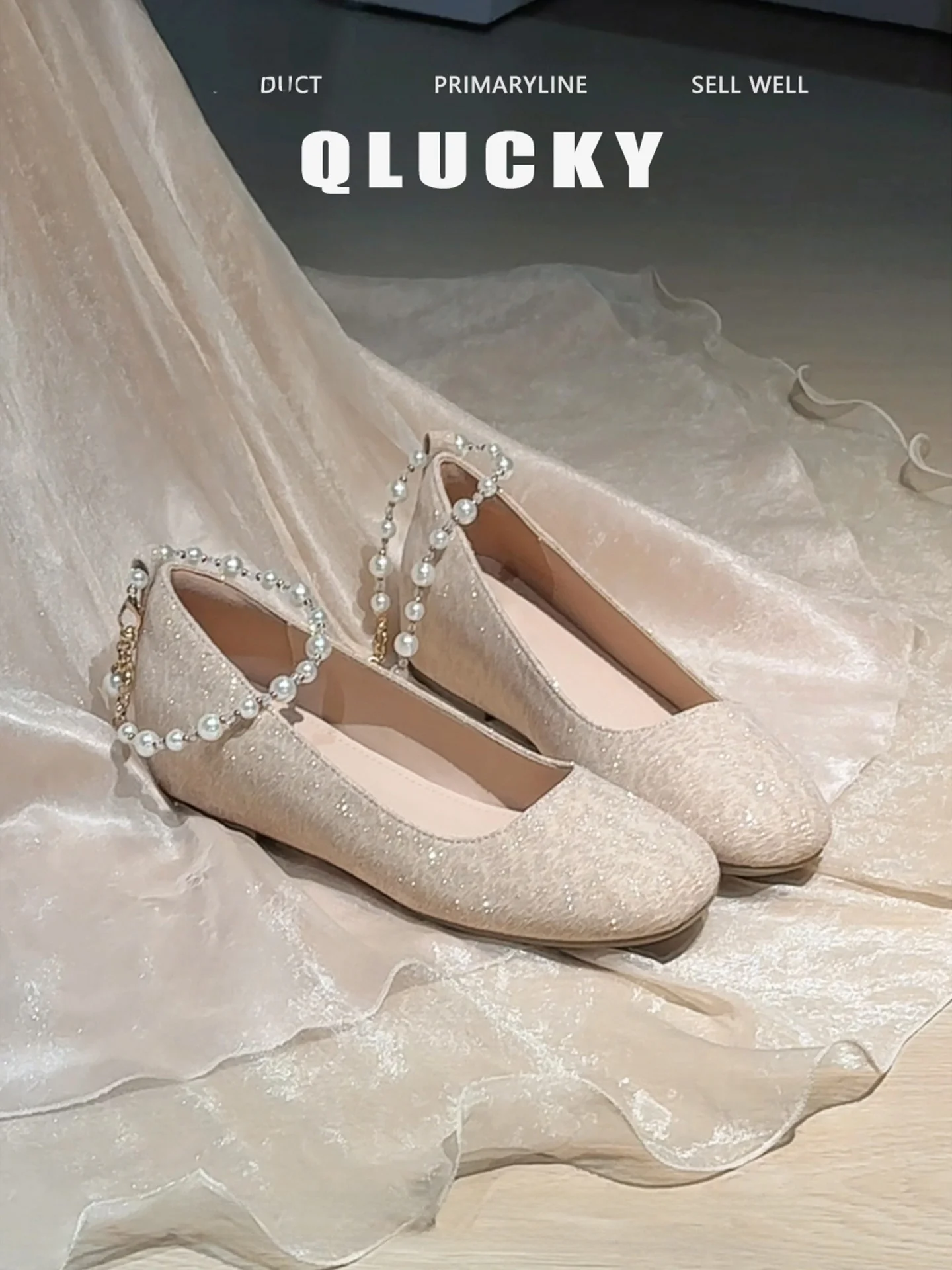 champagne-pearl-embellished-leather-version-women's-shoes-comfortable-heightening-single-shoes-for-dresses-wedding-shoes