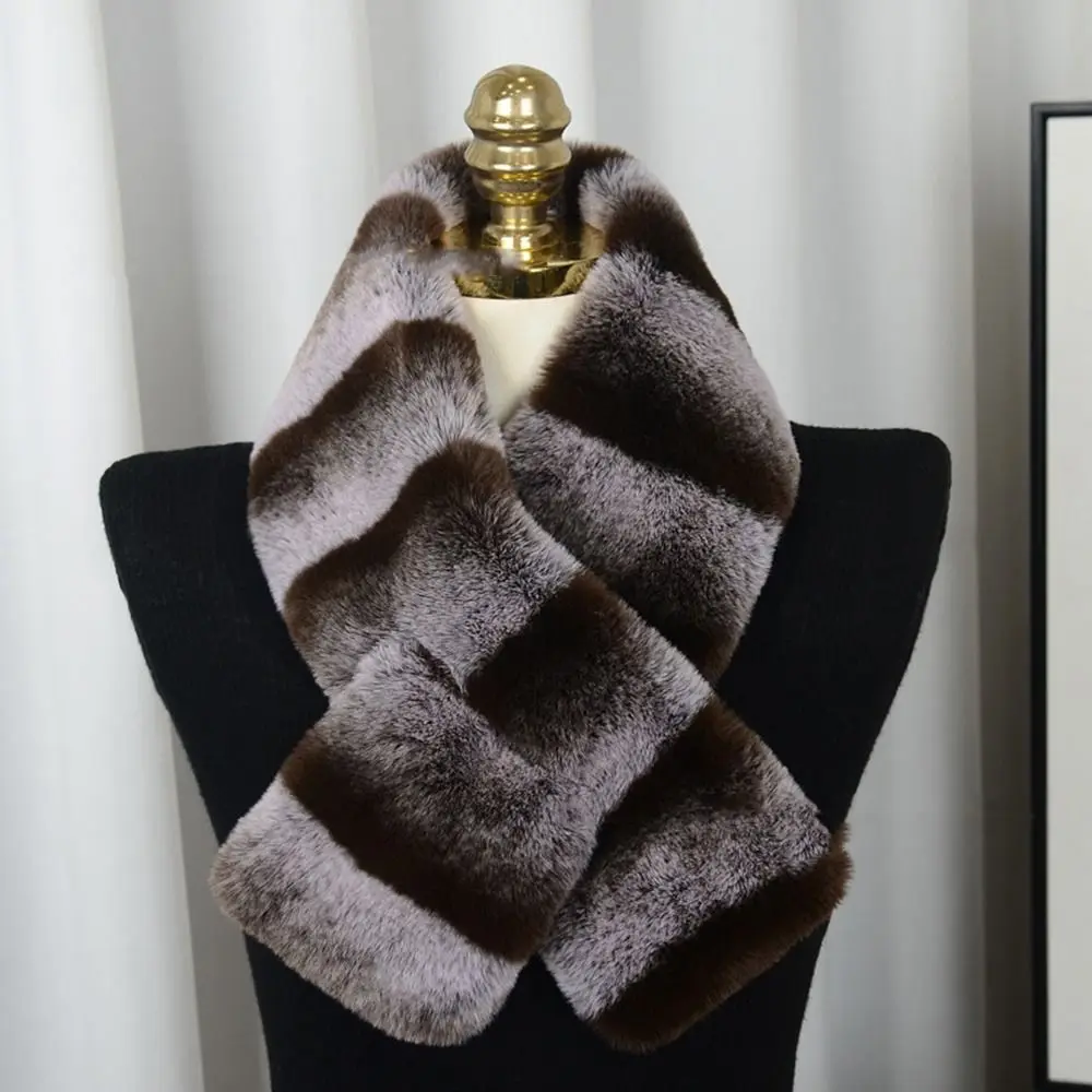 المألوف 13*85 سنتيمتر الشتاء رقيق وشاح لينة فاخرة يلتف شال سميكة الفراء ديكور السيدات الرقبة أدفأ الأوشحة للنساء الرجال