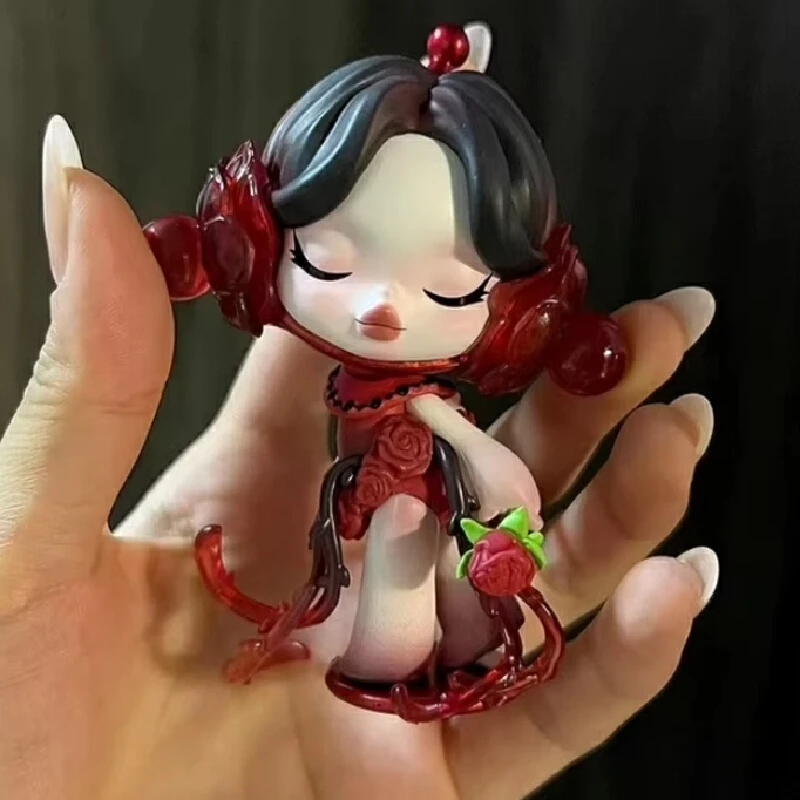 

Replica Valentine'S Day Limited Elevator Figure Skullpanda Doll Collection Models Toys Room Decor Ornament Valentine'S Day Gifts