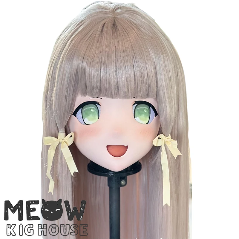 

(MEO513) Маска кигуруми ручной работы с полной головой, запираемая, для мужчин и женщин, японский мультфильм, аниме, игровой персонаж, маска кигуруми