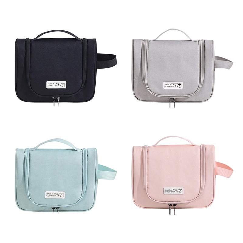 Makeup Bags Portable Travel Toiletry Bag Waterproof Hanging Storage Bag Mesh Pockets Hook Cosmetic Bag Travel Accessories