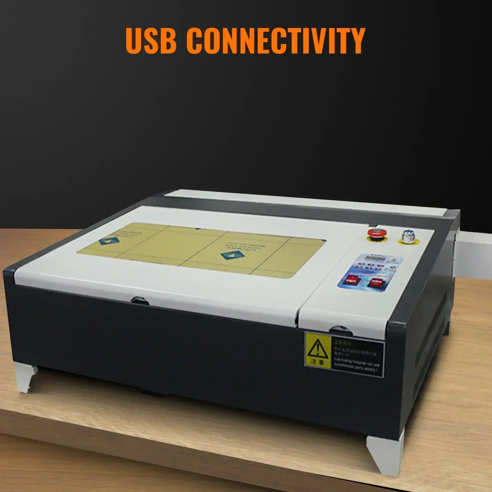 SIHAO آلة الحفر بالليزر 50 واط CO2 M2 تحكم 400*400 مللي متر منطقة النقش ل الاكريليك الخشب والجلود المهنية الليزر القاطع