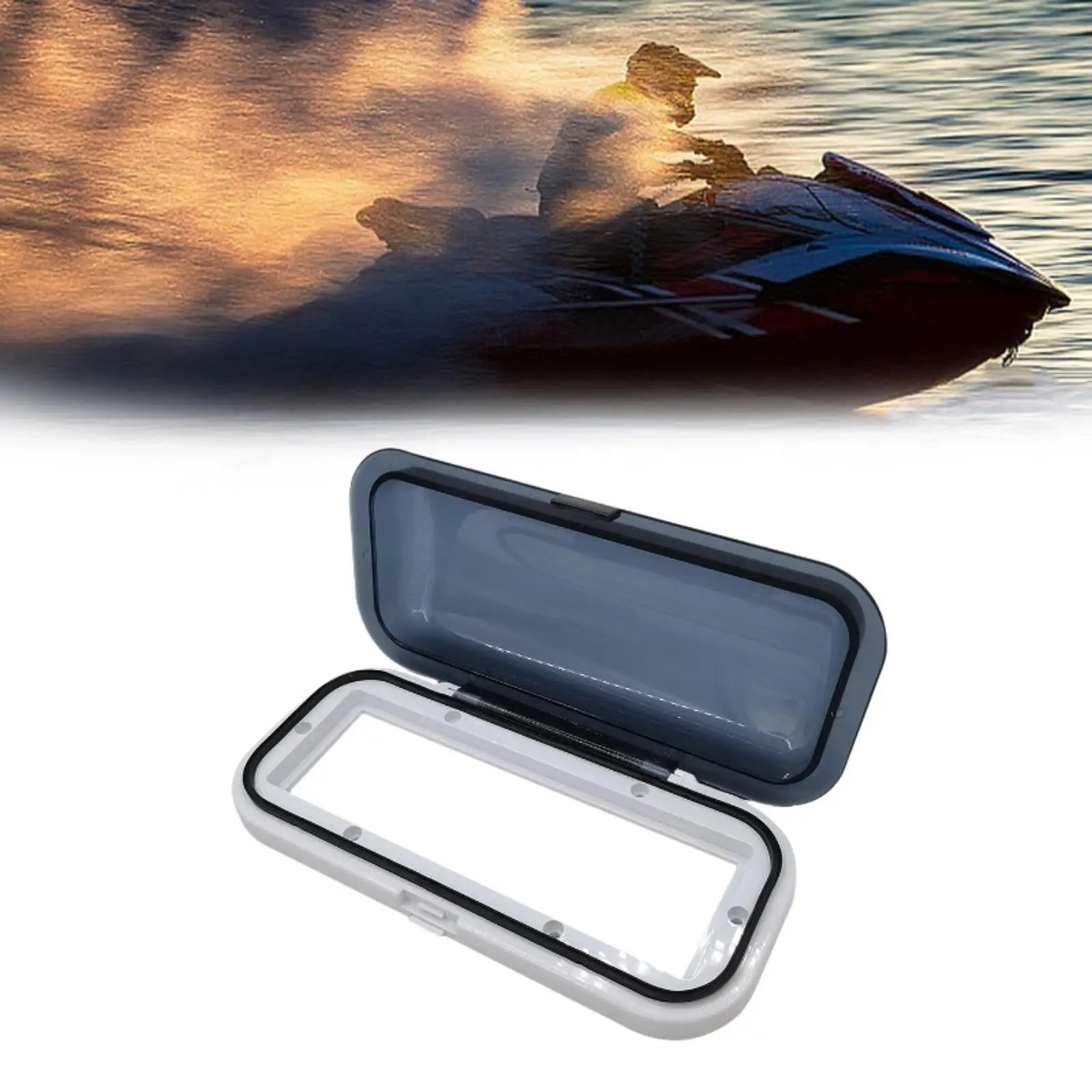 

Marine Radio Waterproof Housing Cover Plastic Shield Universal Stereo Protector for Outdoor Vehicle and Boat Installation