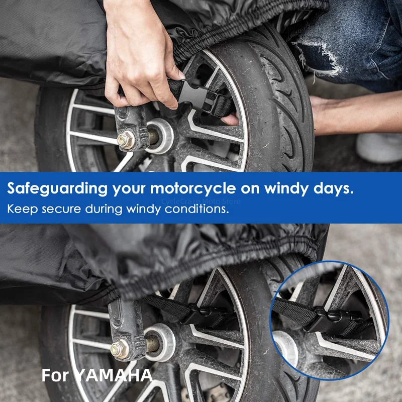 Motorcycle Cover Waterproof Outdoor Scooter UV Protector Dust Rain Cover For YAMAHA MT01 MT09 MT07 MT10 MT03 MT 09 07 03 10