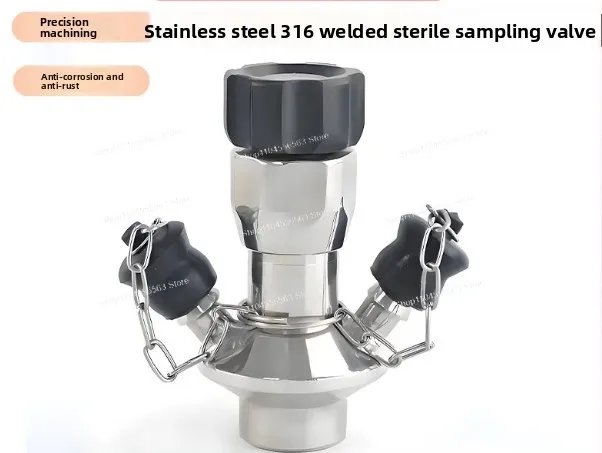 316L stainless steel sampling valve quick-connect welded sterile sampler for food grade applications