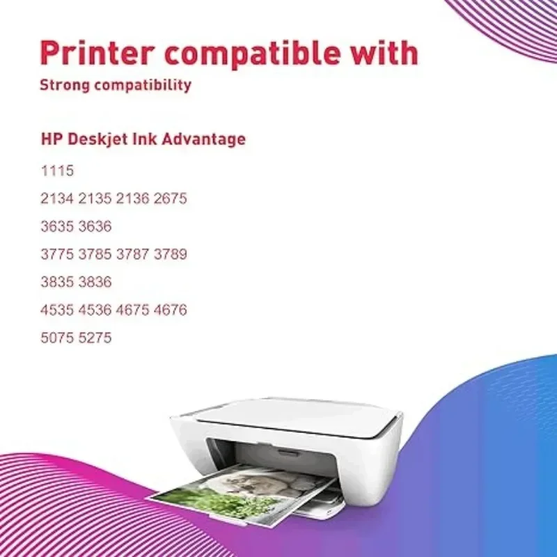 3U 664 664XL Ink Cartridge Compatible for HP Printer Deskjet Ink Advantage 1115 2135 3635 2138 3636 3638 4535 4536 4538 4675