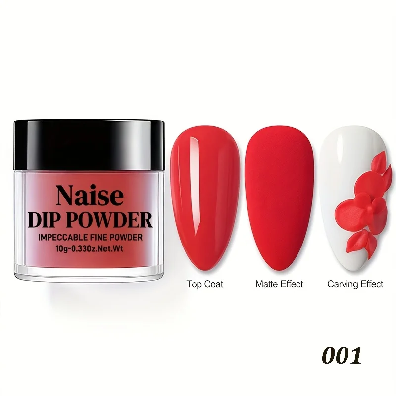 بودرة أظافر حمراء 10 جرام، لا تحتاج إلى معالجة، يمكن خلطها مع معطف فوقي ونحت ثلاثي الأبعاد، سحر فن الأظافر بنفسك،