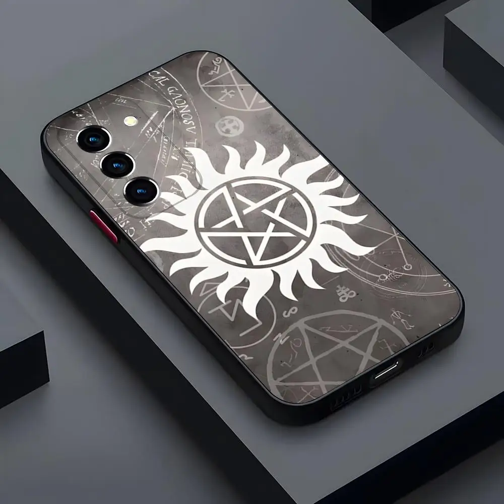 Supernatural Phone Case Matte Transparent For Samsung S21 S22 FE S23 S24 Plus S25 Ultra Back Cover - view 6