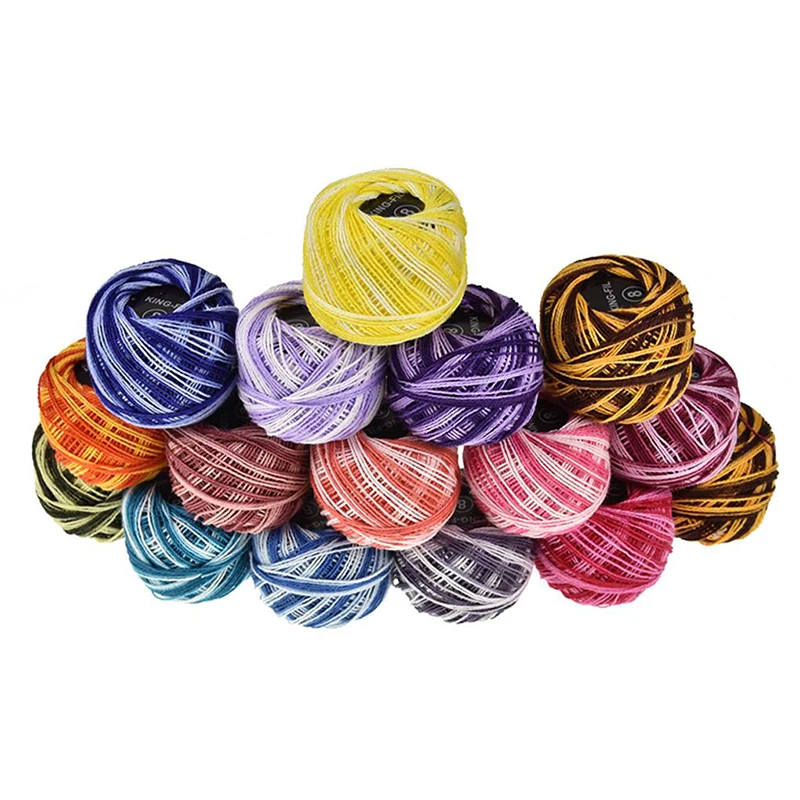 16Pcs Cotton Embroidery Thread All Purpose Cotton Threads Cross Stitch Floss Sewing Thread All Purpose Cotton Threads