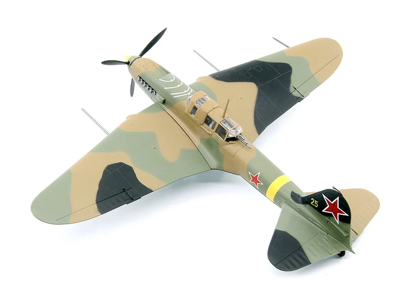 1/72 36413 Soviet IL-2M3 Fighter Model 140 Aviation Regiment  Finished product collection model