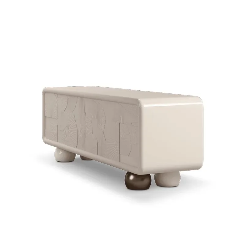 

Итальянский минималистичный современный боковой шкаф для квартиры, тумба под телевизор для гостиной, шкаф для столовой.