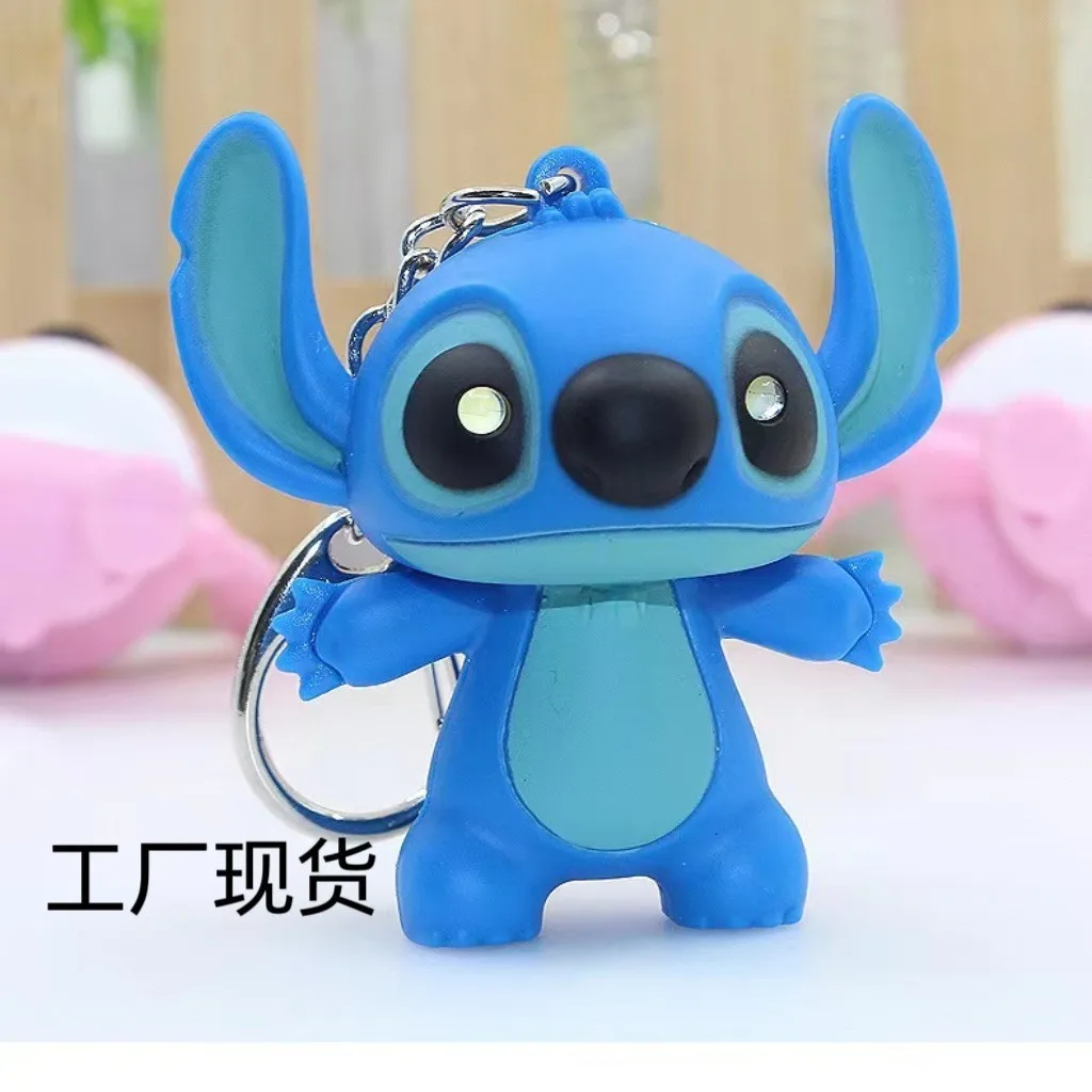 Lilo & Stitch Anime Stitch Talking I Love You Toy Pendant Cute Cartoon Michael Wazowski Gift Luminous Kawaii Sound Toys