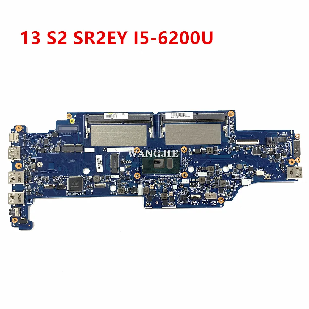 DA0PS8MB8G0 Para Lenovo ThinkPad 13 S2 Laptop Motherboard SR2EY I5-6200U 01AY547 01AV598 01AV602 01AY557 01AY546 01AV597