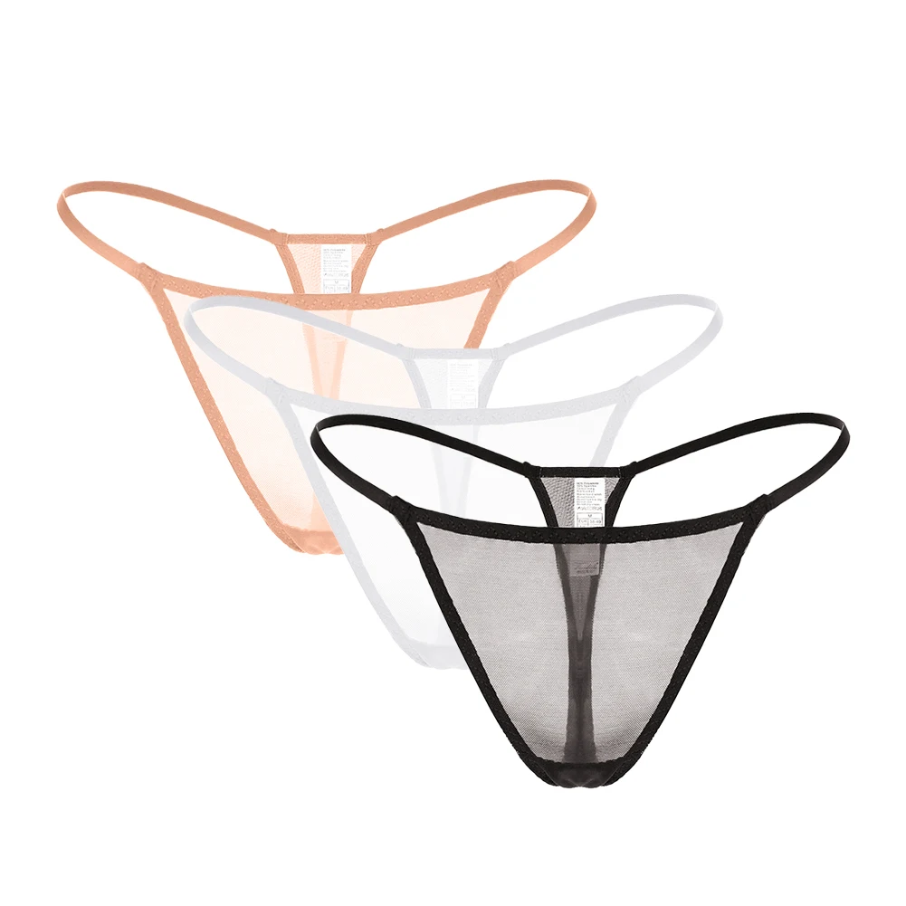 Varsbaby Ladies Summer Fashion Lightweight Comfortable Simple Sexy Ultra-thin Thong  S-XXL panties