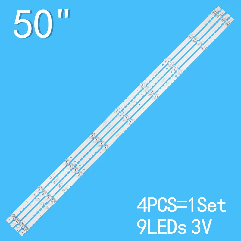 

4PCS LED Backlight Strip For Sharp 50"TV K50WDF A3 4T-C50CEXA 4t-c50dl7ur 4708-K50WDF-A4113N21 4708-K50WDF-A3113N01