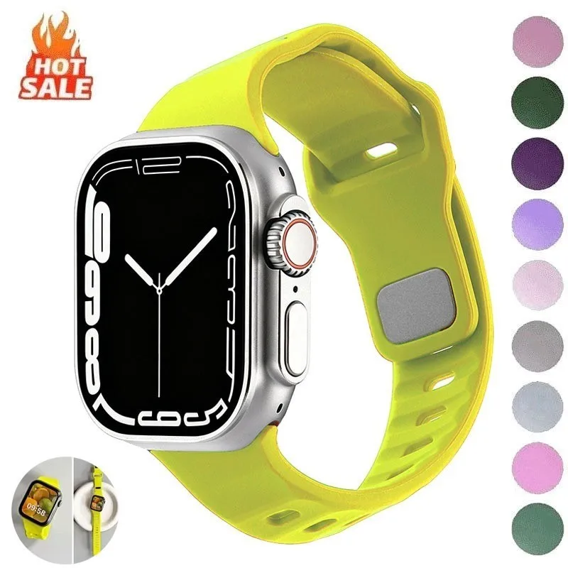 Silikon-Sportarmband mit unregelmäßigem Banddesign für Apple Watch Ultra 49mm 40mm 41mm 44mm 45mm 46mm iWatch Serie 11 10 9 8 7 SE 6 5 4 3 2
