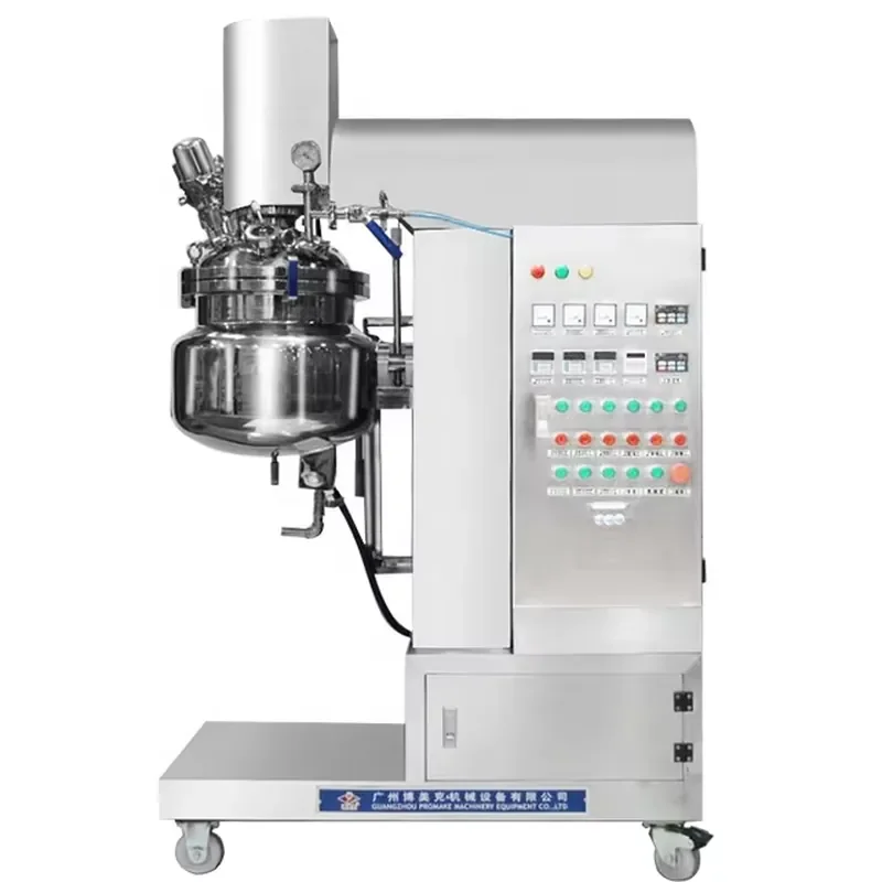 High Speed Lab Cream Vacuum Emulsifiers Homogenizer Small Lab Cream Lotion Mixer Lab Equipment Vacuum Mixing Machine