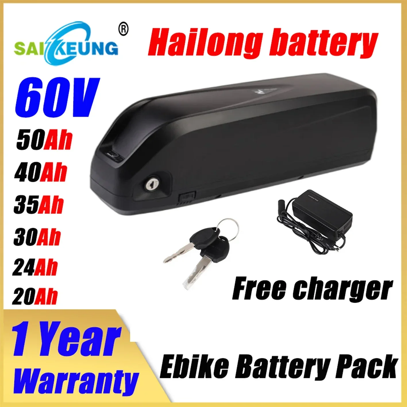 

Hailong 60v 30ah Bafang 500-3000w 20ah 25 30 35 40ah 45 50ah 60ah Batterie Electric Bicycle Conversion Kit 18650 Li-ion Battery