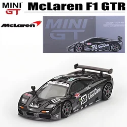 MINIGT Scale 1/64 McLaren F1 GTR #59 1995 Le Mans 24Hr Winner Alloy Toy Motor Vehicle Diecast Metal Model Gifts