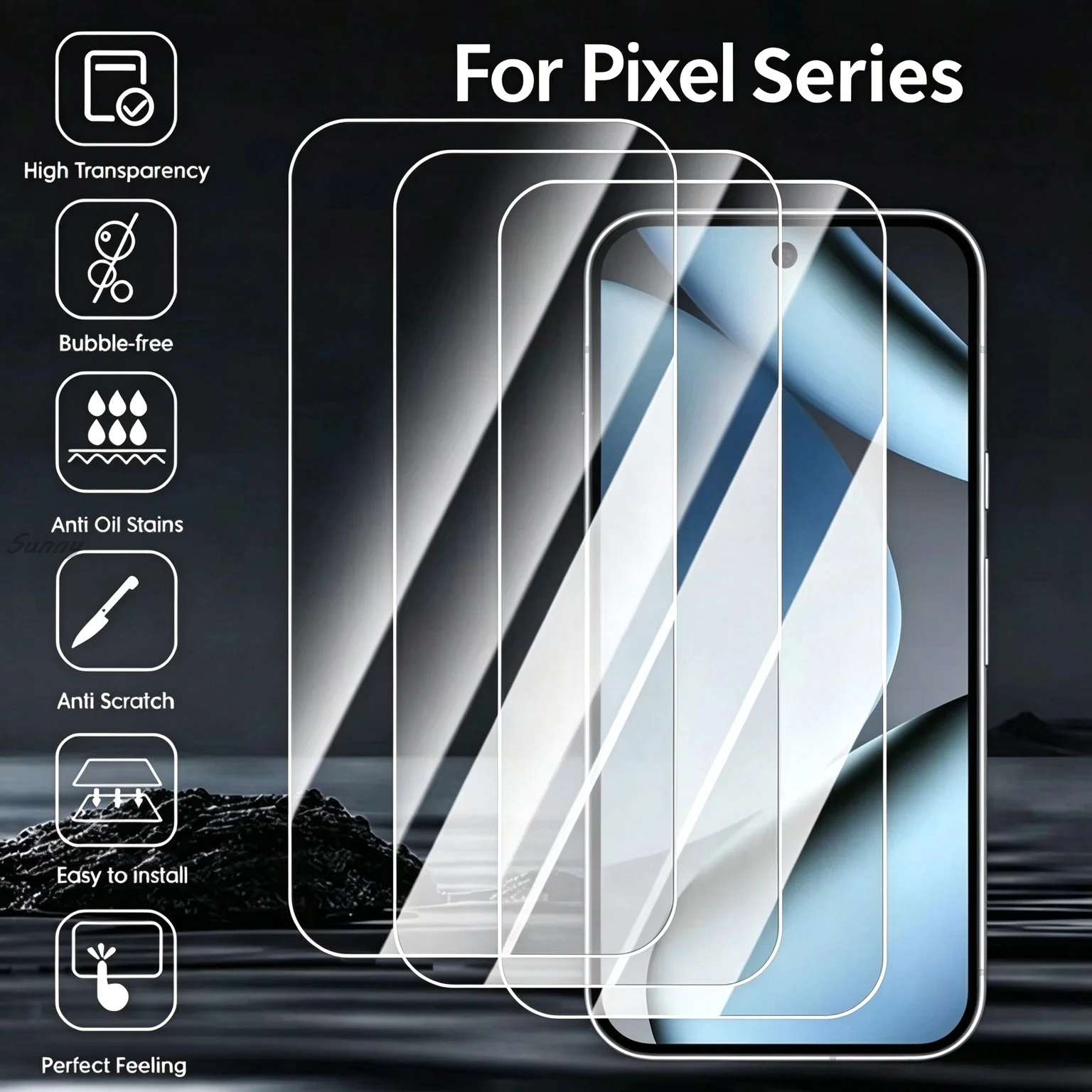 1-4Pcs 9H Tempered Glass Protective Films For Google Pixel 10 Pro Screen Protector For Google Pixel 10 9 Pro Full Coverage Film