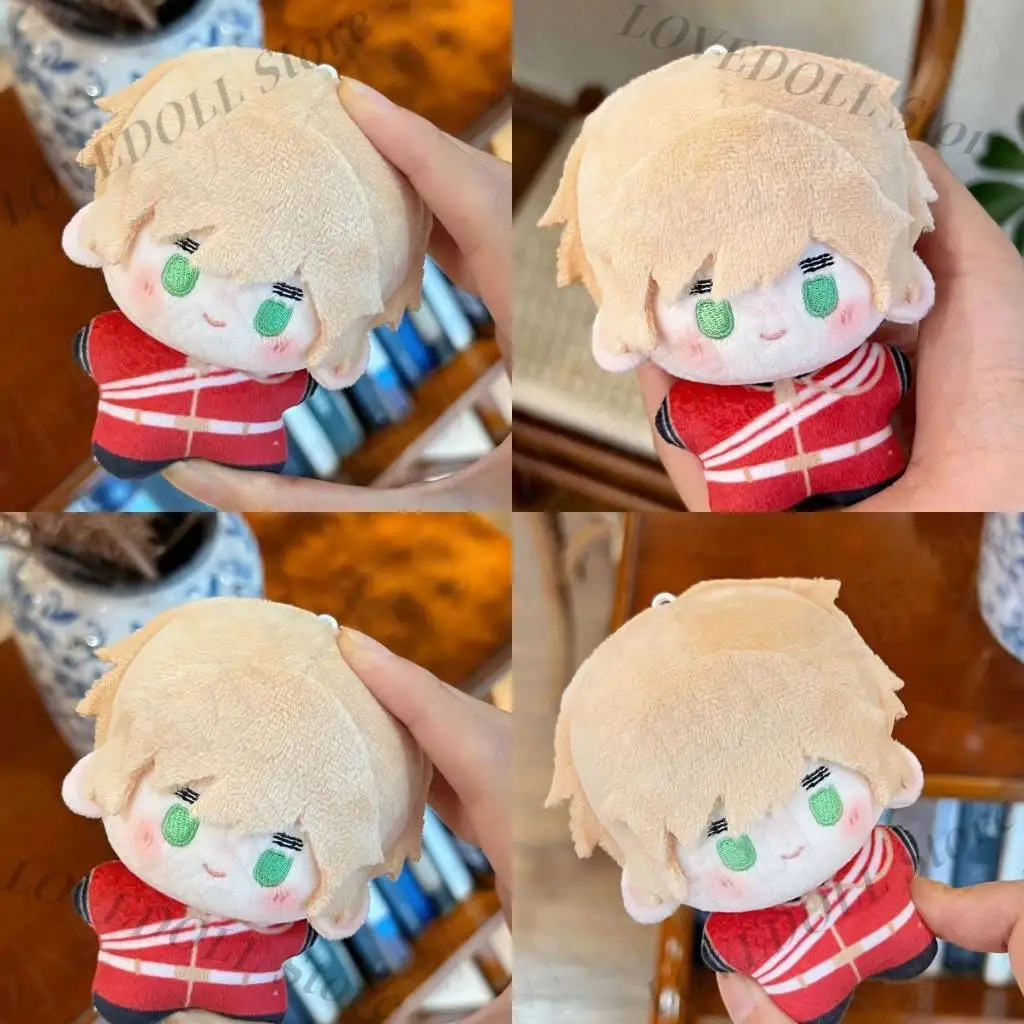 

10cm Anime Axis Powers Hetalia Arthur Kirkland Mini Doll Adorable Plush Cotton Doll Cartoon Starfish Body Pendant Keychain Toy