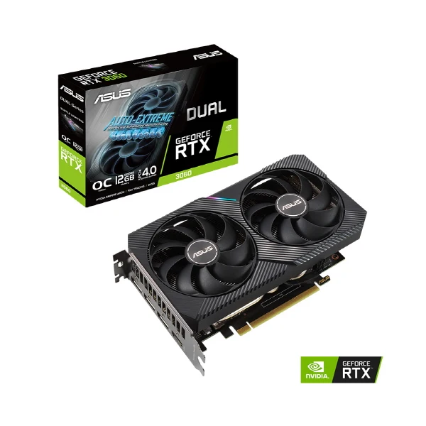 ASUS DUAL GeForce RTX 3060 O 12G OC D6 12GB [Certity point]