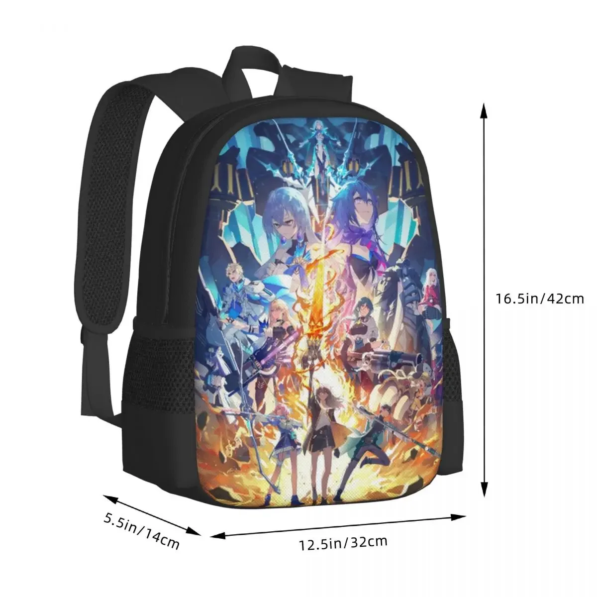 Honkai Star Rail Travel Laptop Backpack, Business College School Computer Bag Gift for Men & Women