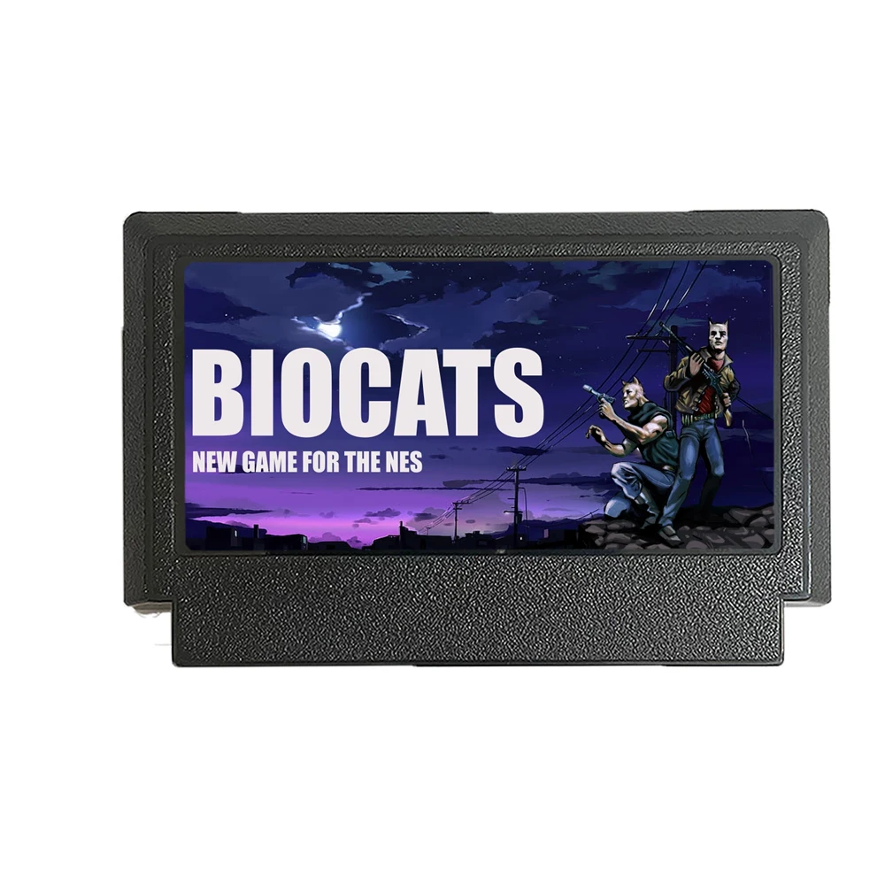 Biocats - A Brand NEW 60 Pin FC Famicom Game Cartridge For Nintendo Family Computer Game Console