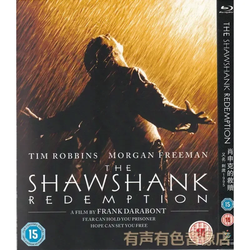 Inspirational Drama Movie The Shawshank Redemption Thriller 1995 Genuine Disc High Definition Blu-ray 1 DVD Disc