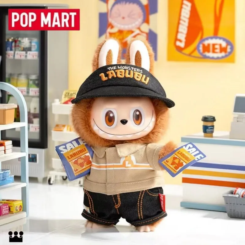 

POP MART THE MONSTERS LABUBU WACKY MART SERIES Виниловая плюшевая милая аниме-фигурка, оригинальная глухая коробка, украшения-сюрпризы