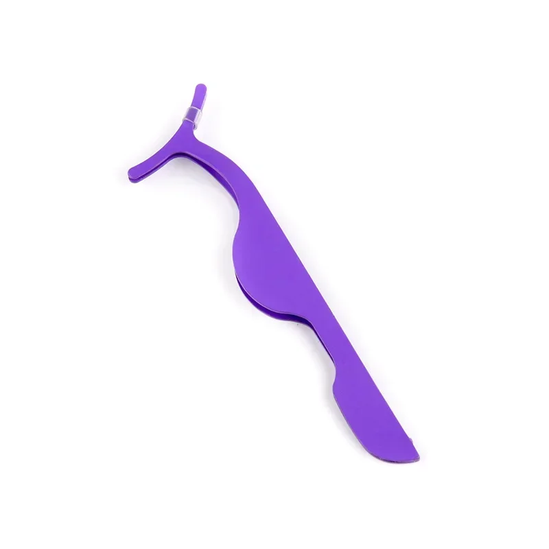 Makeup Tools Auxiliary Clip Extension Applicator Curler Nipper False Eyelash Tweezers 1pc