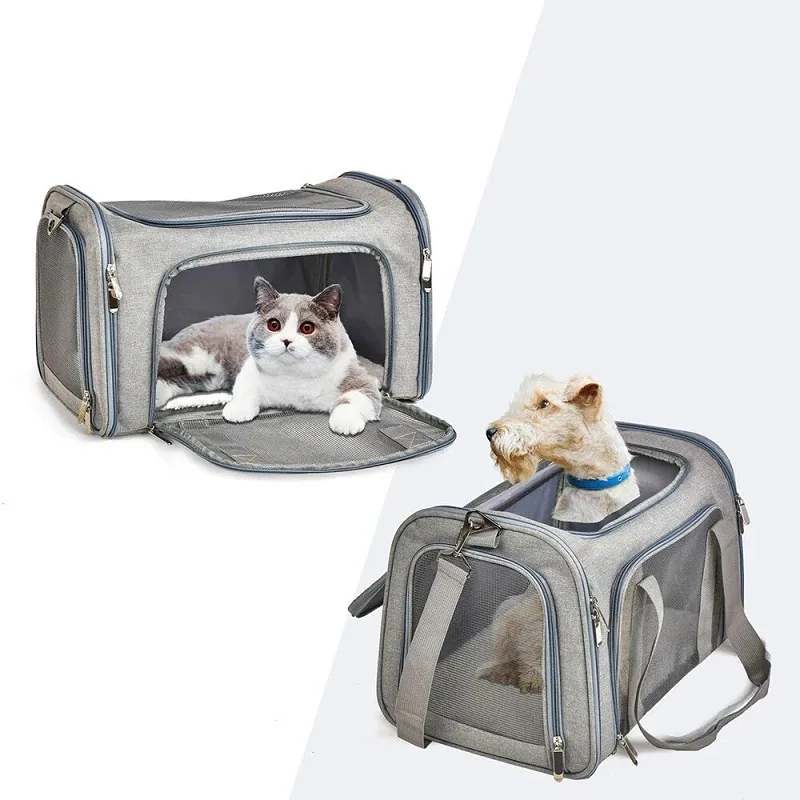 

Dog Carrier Bag Pet Travel Airline Approved Transport For Small Dog Cat Shoulder Handbag Backpack Bag Accessories Puppy Supplies