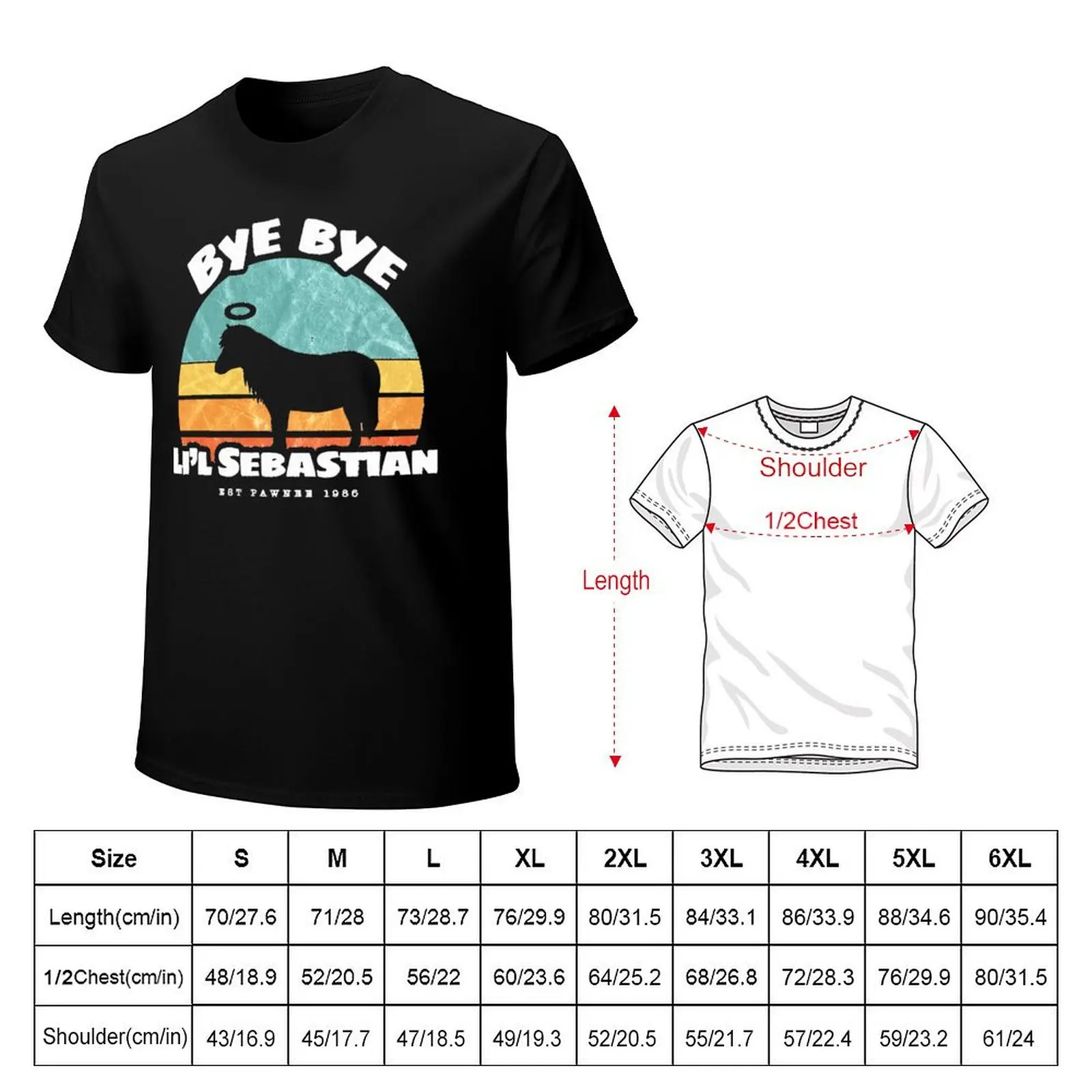 Bye bye Li&x27;l Sebastian ? Est Pawnee 1986 Classic T-Shirt t shirt man plain T-Shirt