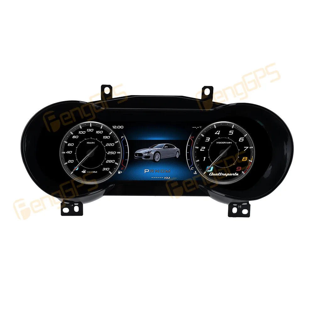 

Car Digital Cluster For Maserati Ghibli 2014-2019 Speedometer Carplay Virtual Cockpit Odometer Dashboard Meter Screen Head Unit